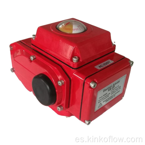 Actuador eléctrico giratorio de tipo rojo inteligente de color rojo